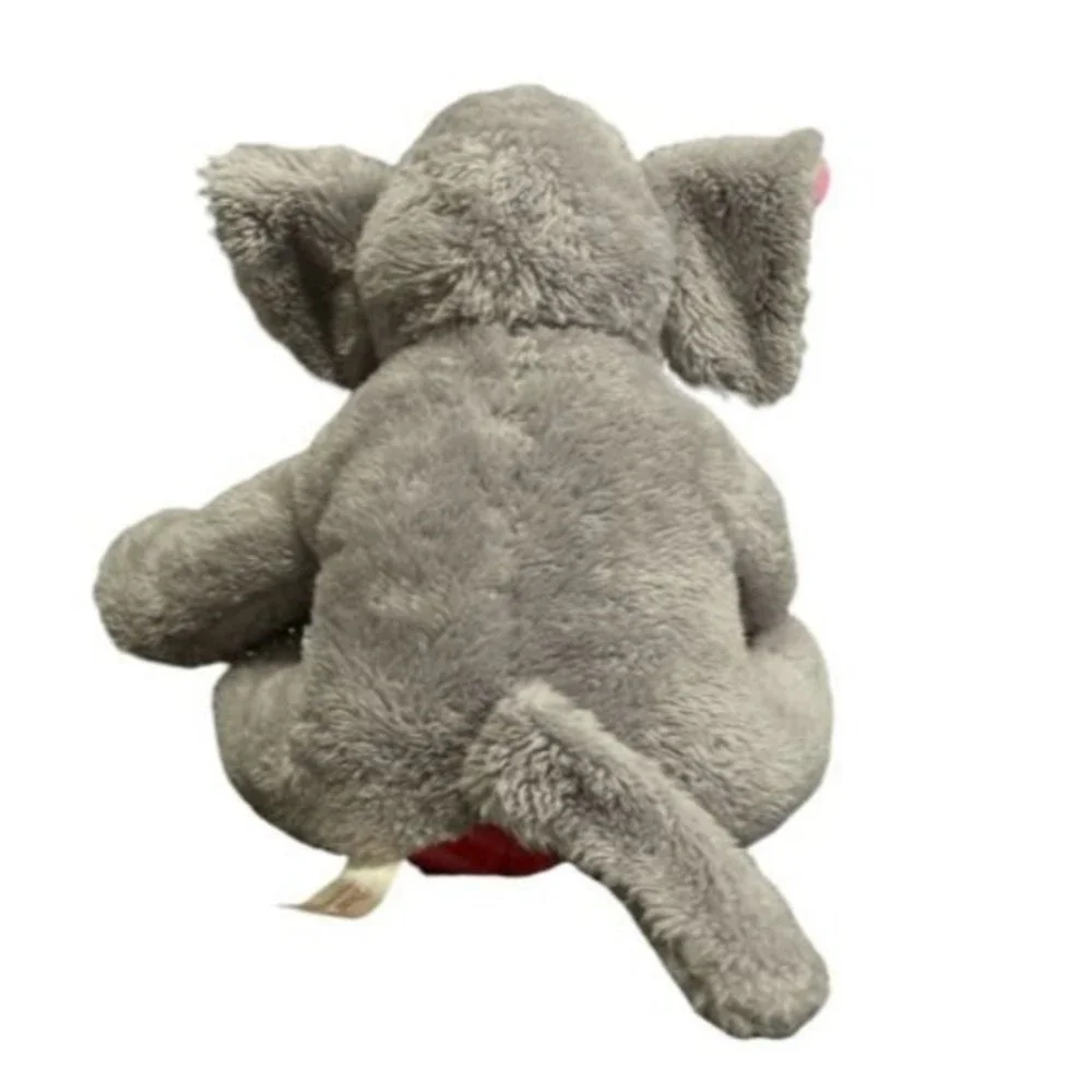Dan Dee Plush Elephant‎ Sitting Gray Pink Plush Stuffed Animals 9